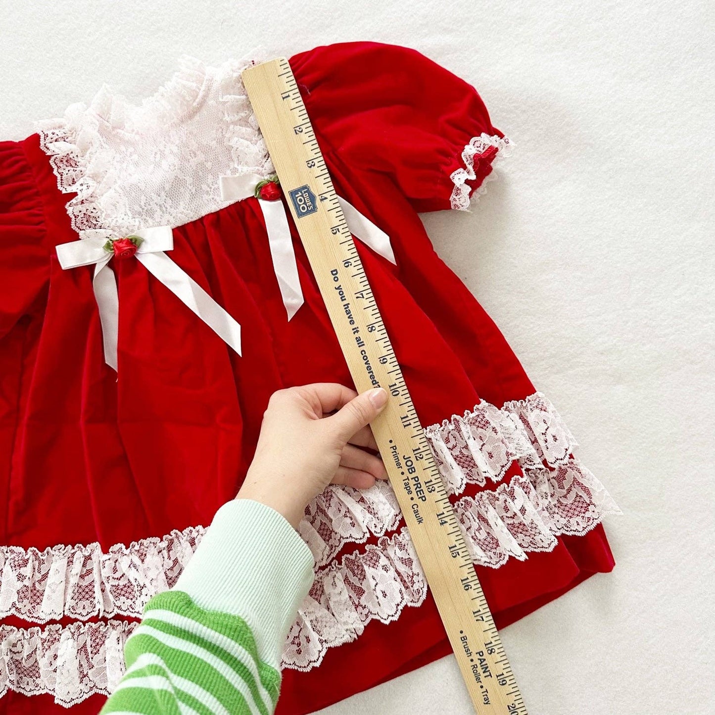 Evy Velvet Dress with Bloomers - Yellow Clover Vintage Kids Clothes