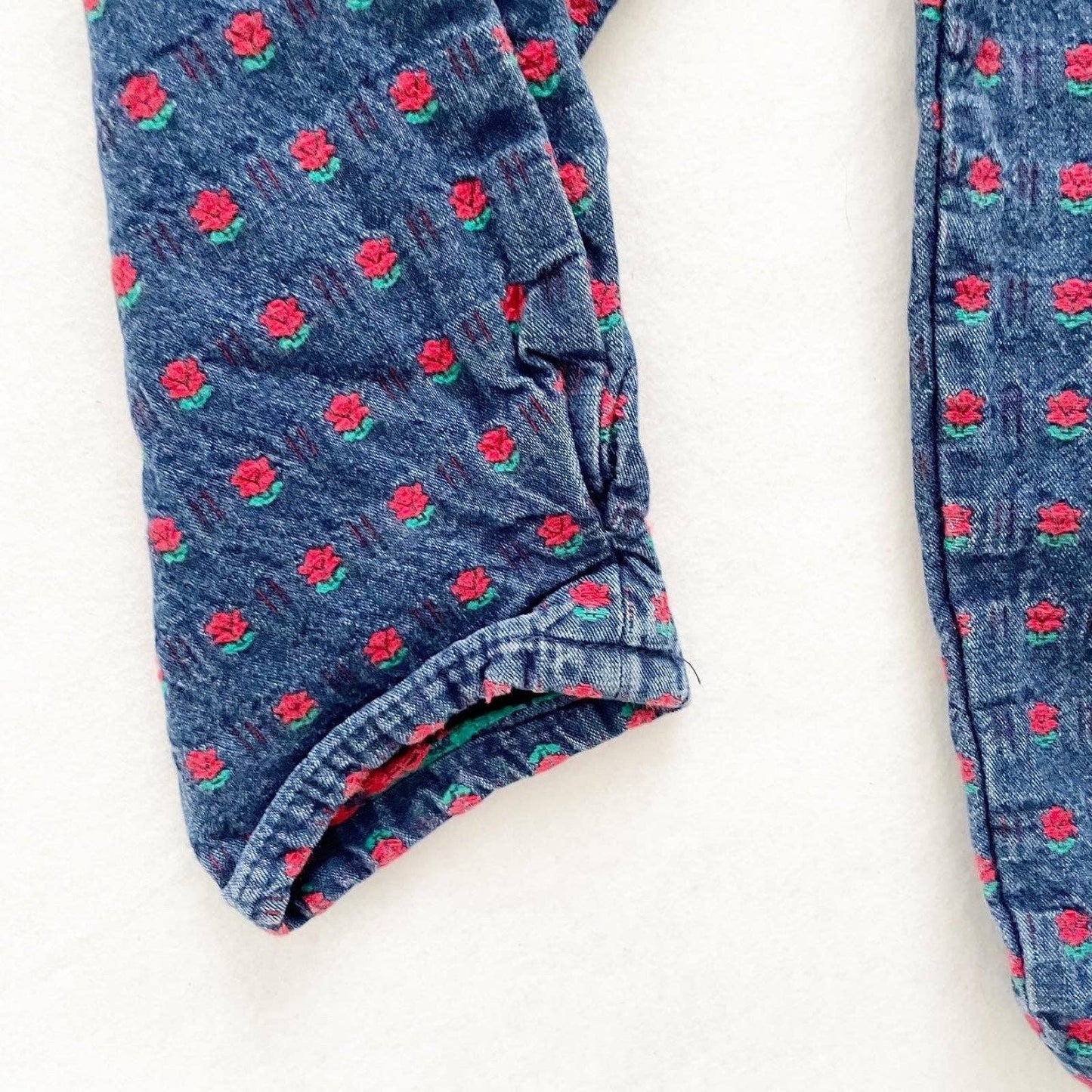 OshKosh Rose Woven Pull On Pants - Yellow Clover Vintage Kids Clothes