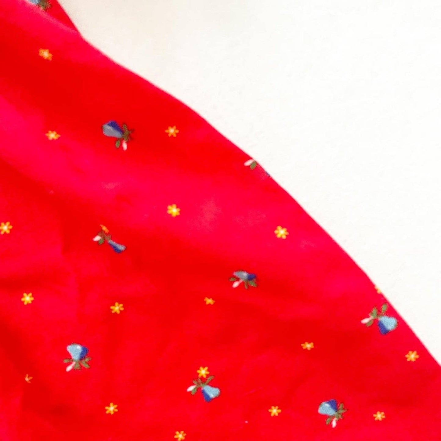 Princess Anne Red Collared Dress - Yellow Clover Vintage Kids Clothes