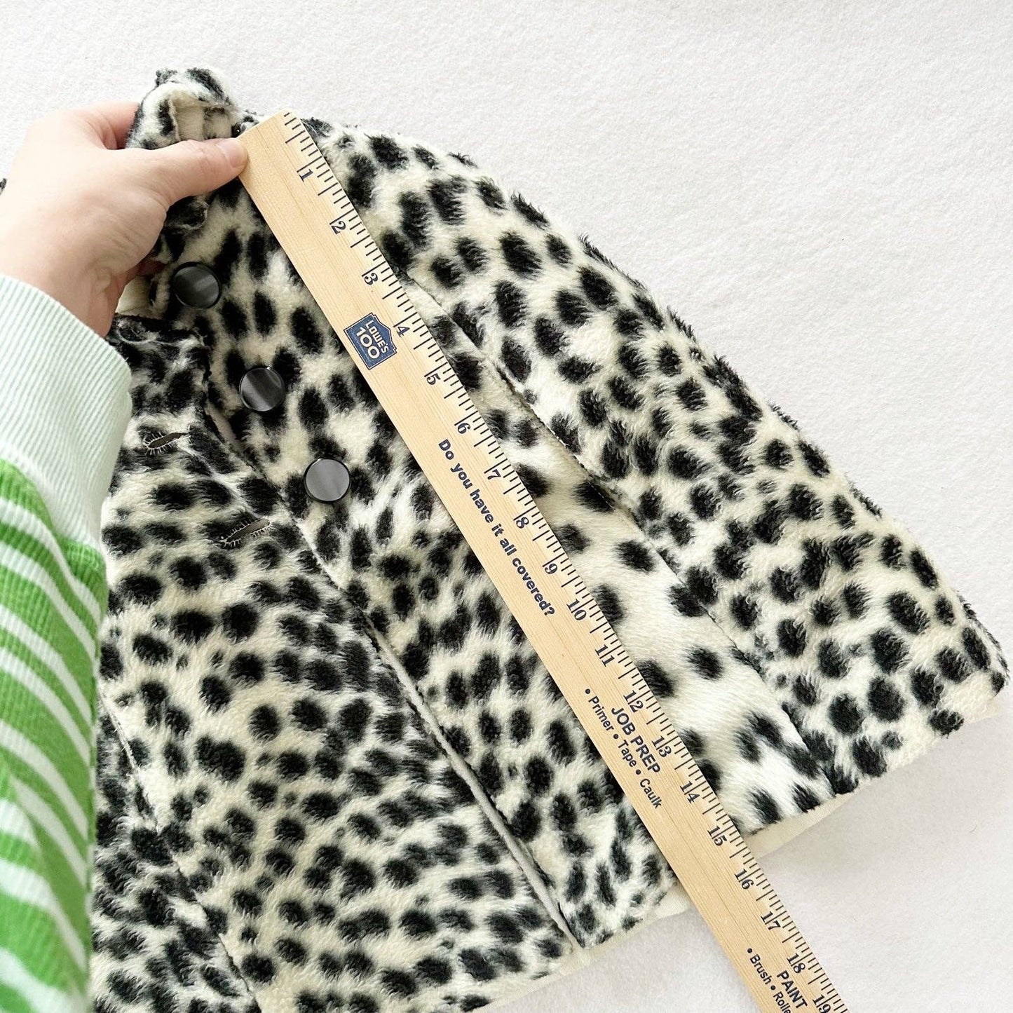 Faux Fur Fleece Cape Coat - Yellow Clover Vintage Kids Clothes