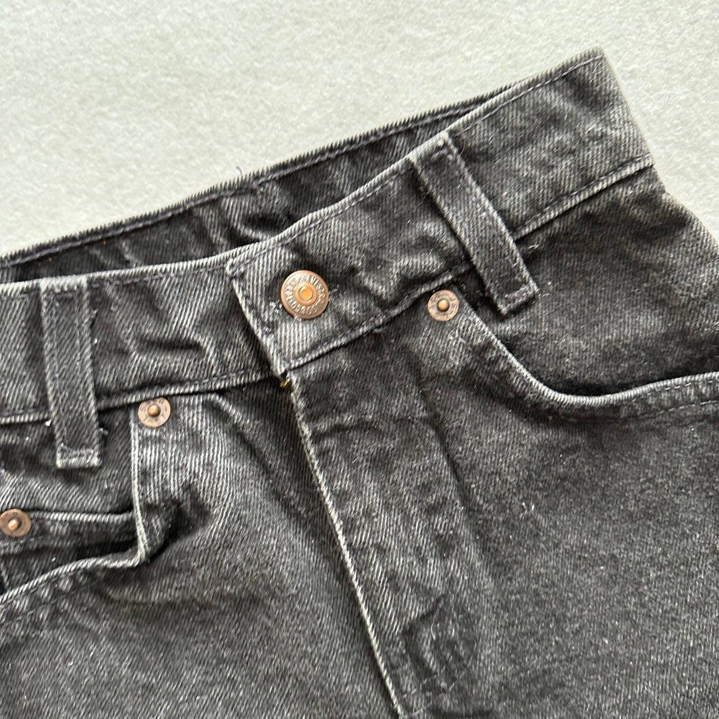 Vintage Black Levi’s Jeans with Orange Tab - Yellow Clover Vintage Kids Clothes