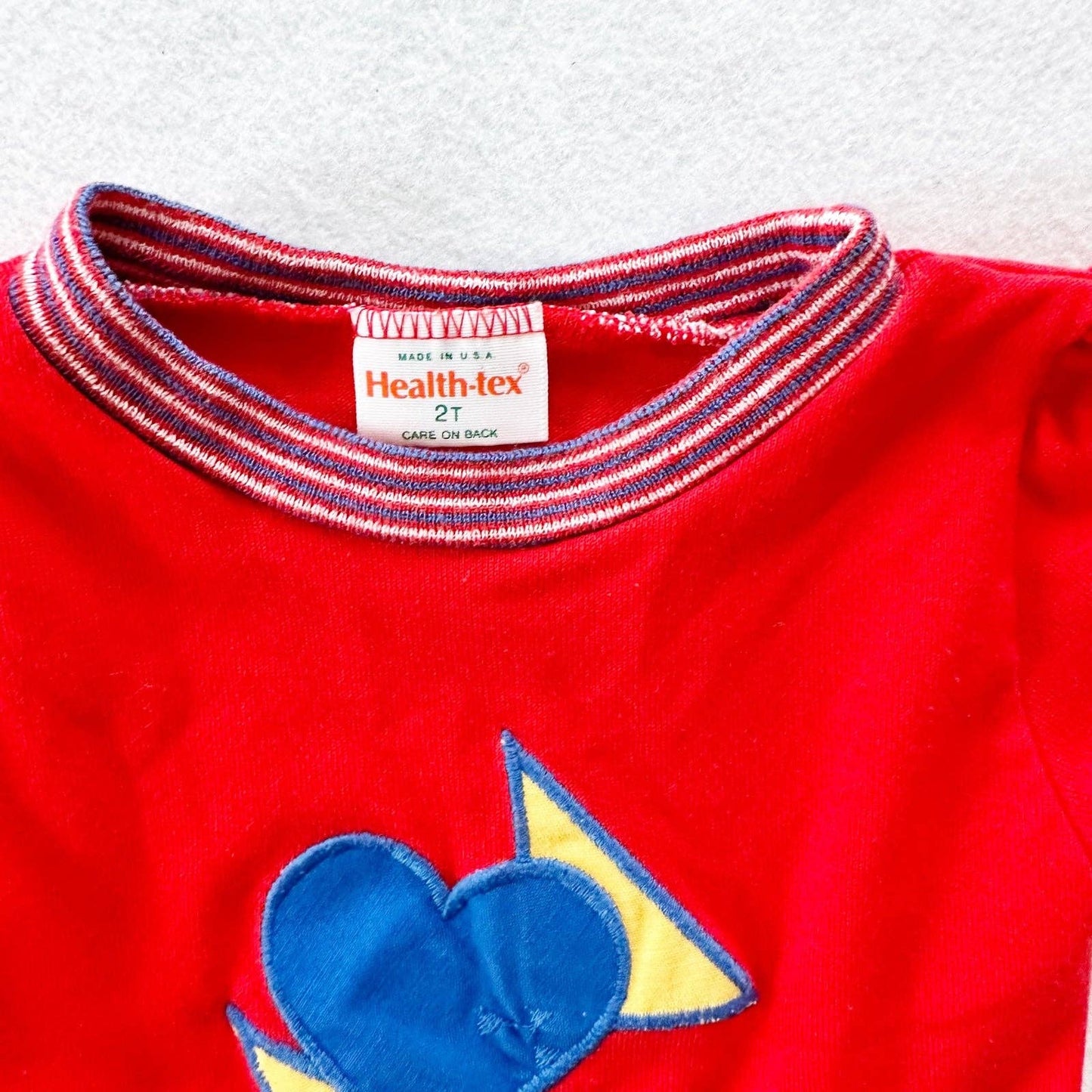 Healthtex Heart Triangles Applique Ringer Tee