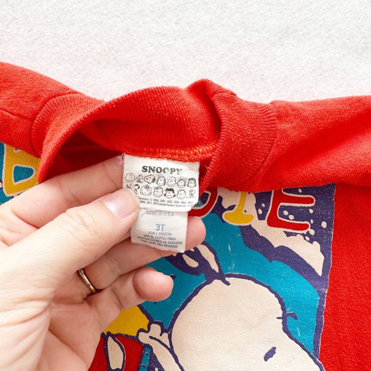 Vintage Peanuts Snoopy Boogie Board Tee