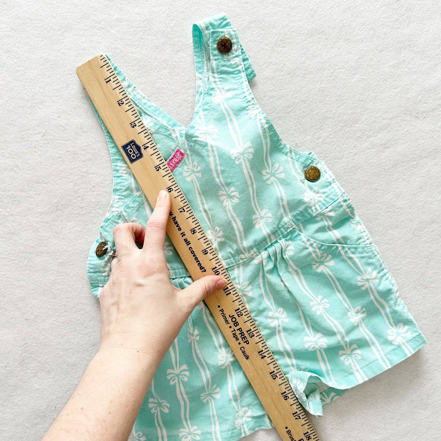 OshKosh Ribbon Bow Crossfront Shortalls
