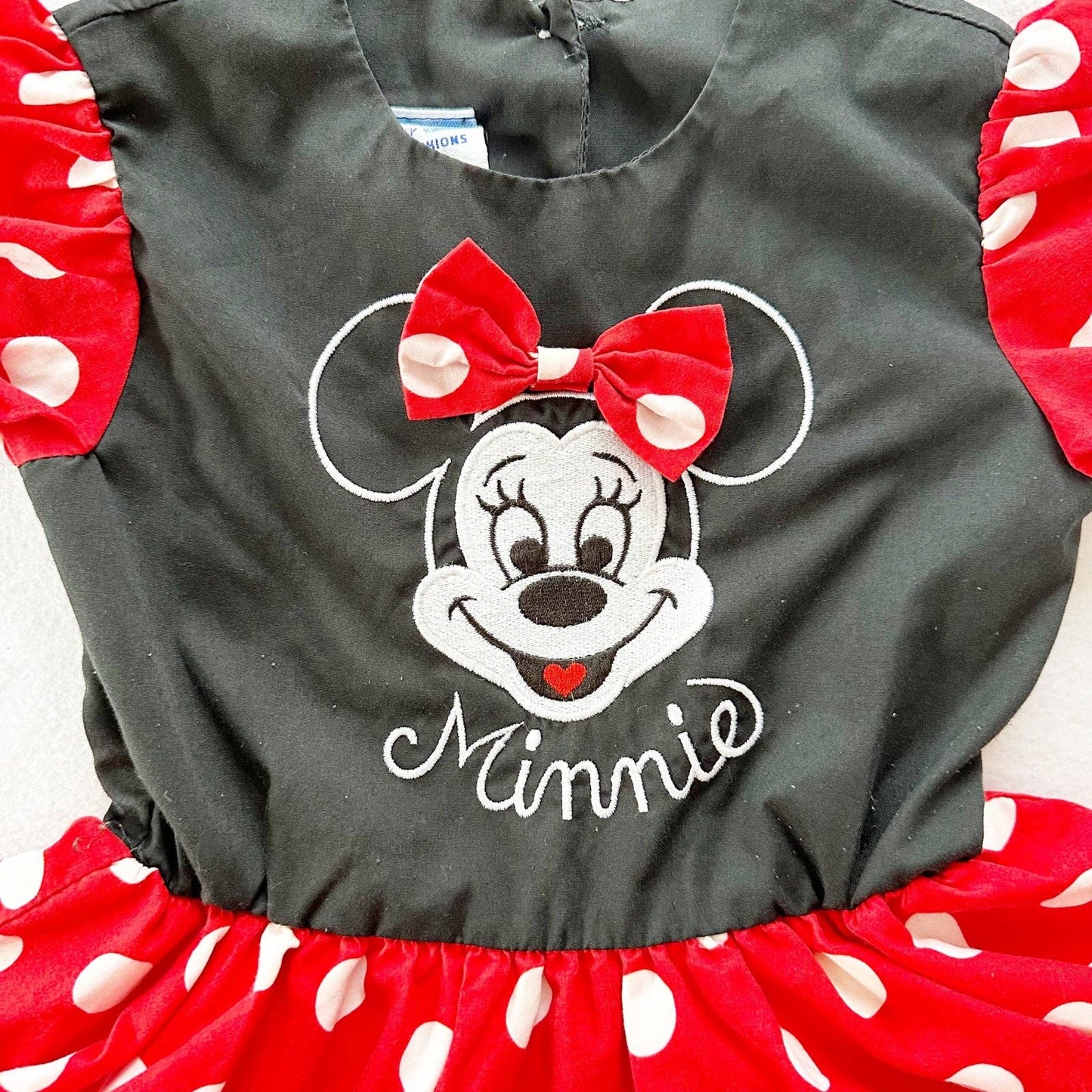 Vintage Disney Character Fashions Minnie Mouse Dress: 4y - Yellow Clover Vintage Kids Clothes