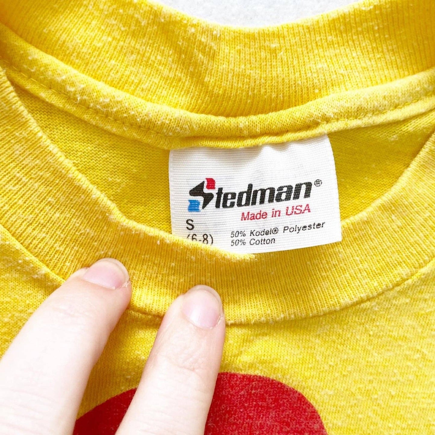 Cayman Islands Single Stitch Tee - Yellow Clover Vintage Kids Clothes