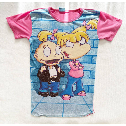 Vintage Nickelodeon Rugrats Girls Nightgown