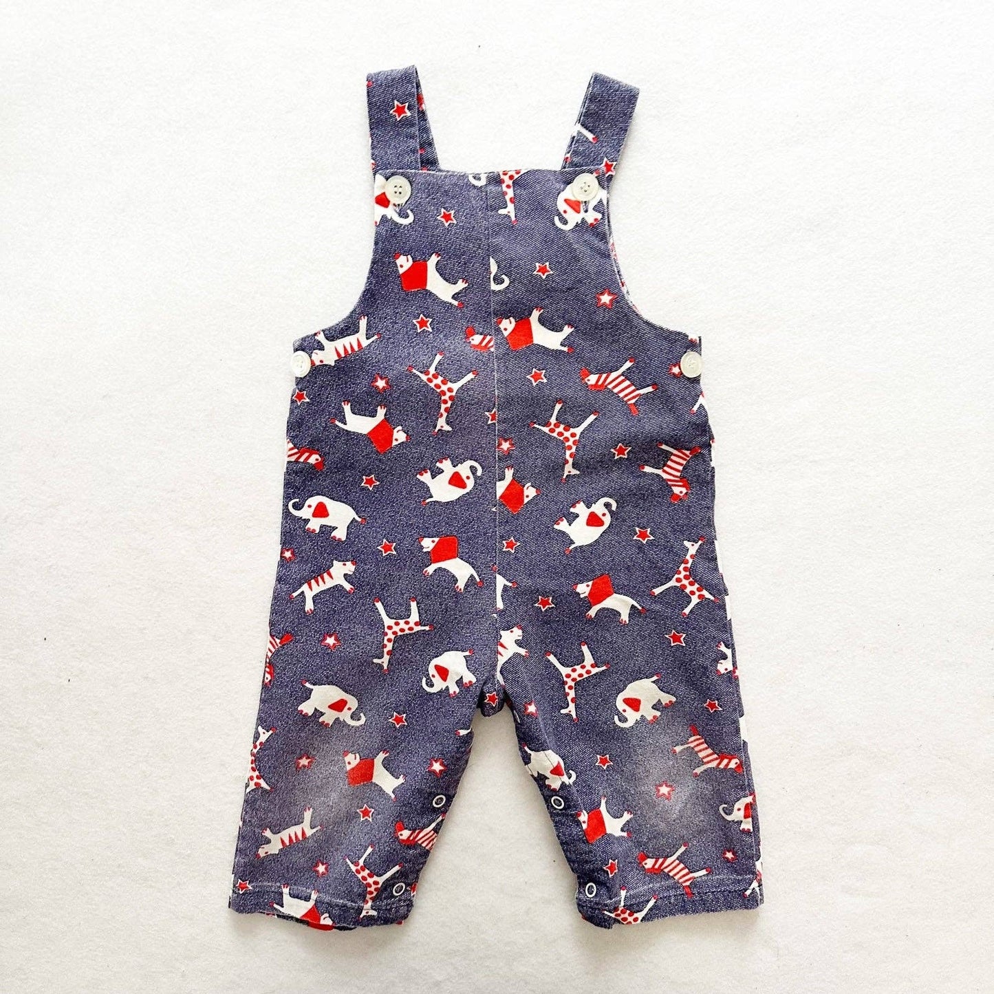 Healthtex 70s Baby Circus Animals Rompers