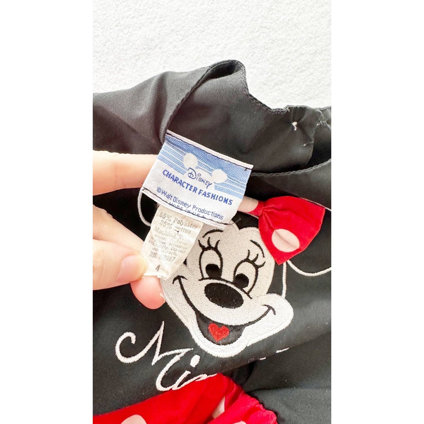 Vintage Disney Character Fashions Minnie Mouse Dress: 4y - Yellow Clover Vintage Kids Clothes