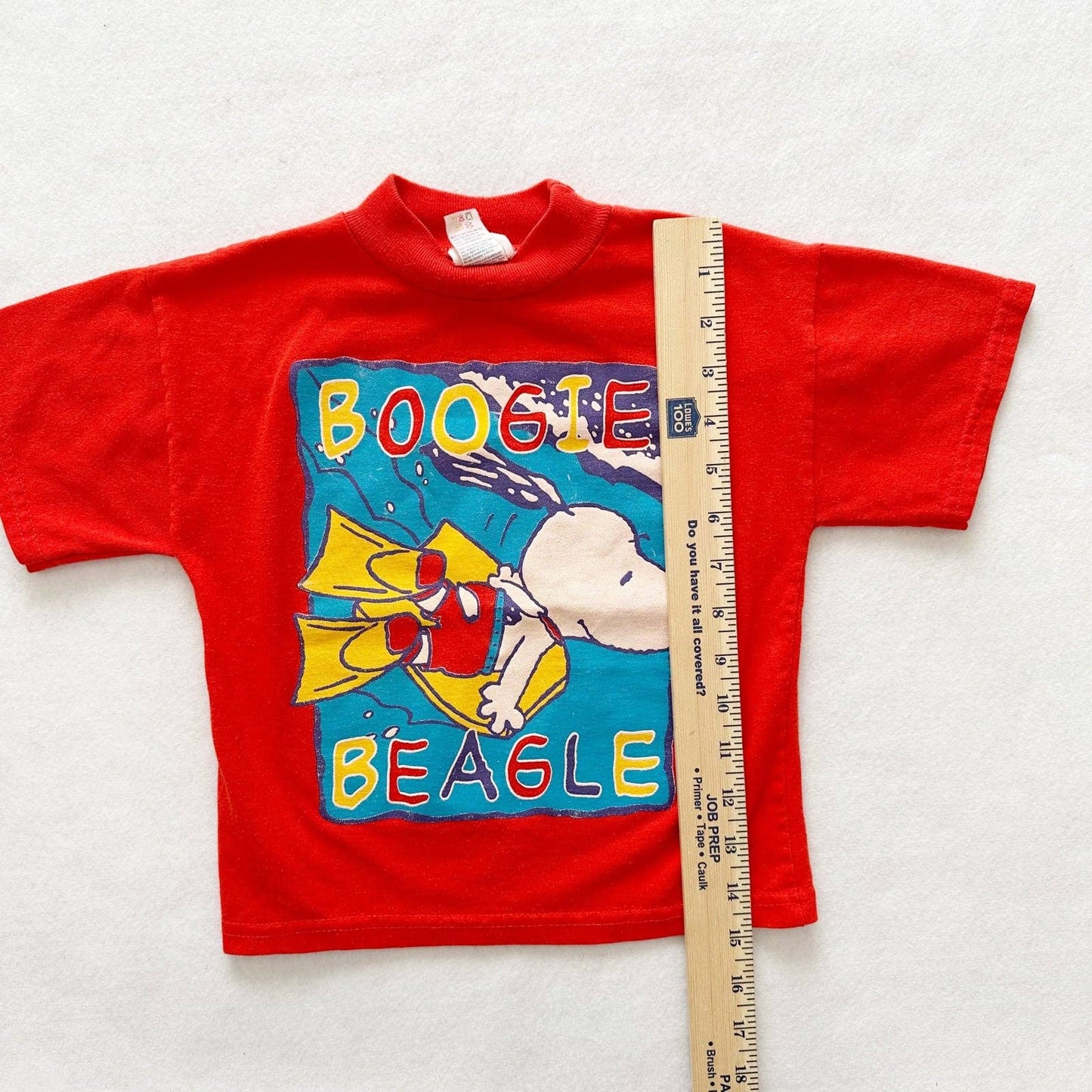 Vintage Peanuts Snoopy Boogie Board Tee