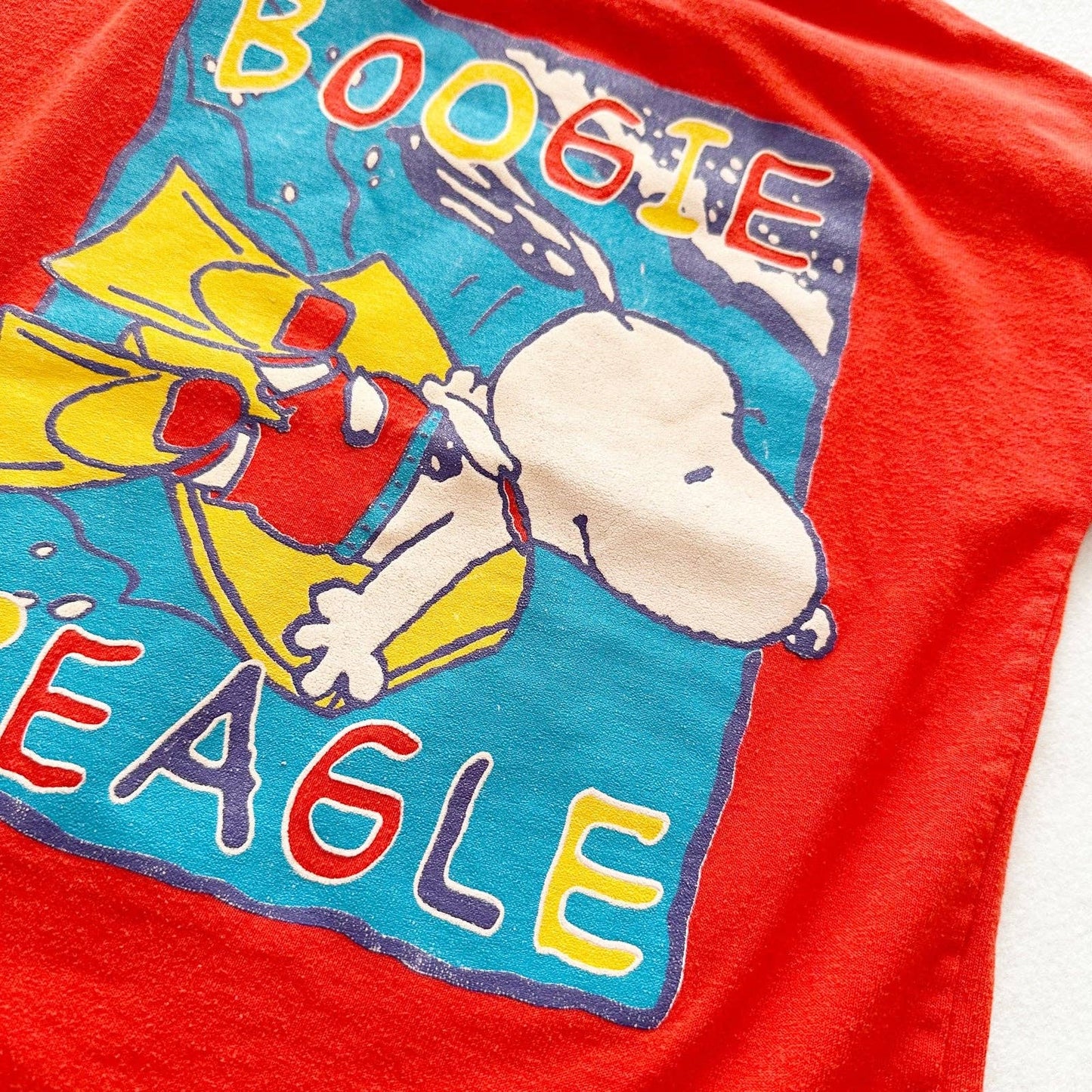 Vintage Peanuts Snoopy Boogie Board Tee