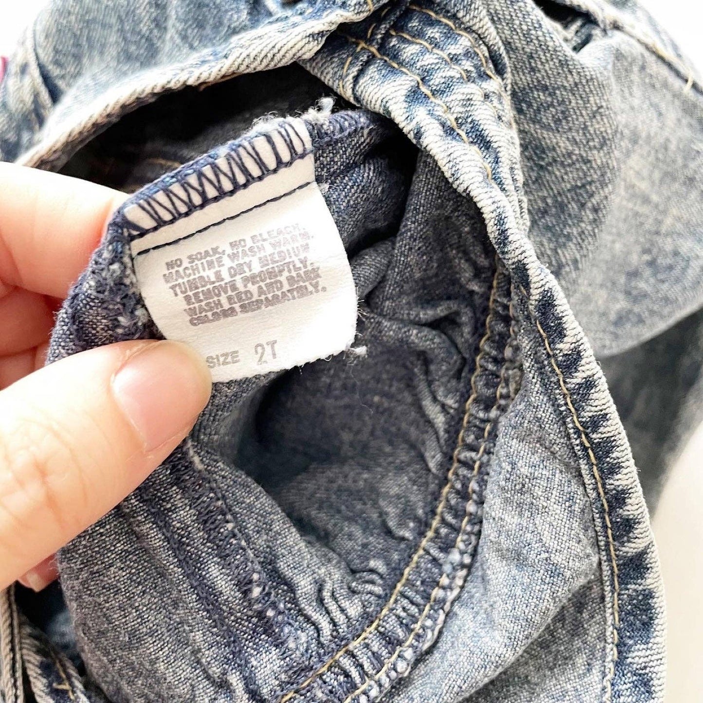 Vintage OshKosh Acid Wash Bubble Leg Overalls