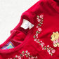Vintage Pooh Rose Embroidered Velour Top: 4T - Yellow Clover Vintage Kids Clothes