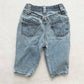Vintage Levi’s Light Wash Orange Tab Jeans: 12m - Yellow Clover Vintage Kids Clothes