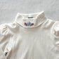 Vintage OshKosh Embroidered Flower Turtleneck Top: 3T - Yellow Clover Vintage Kids Clothes