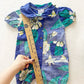 Vintage Baby Guess Tropical Floral Romper: 12m - Yellow Clover Vintage Kids Clothes