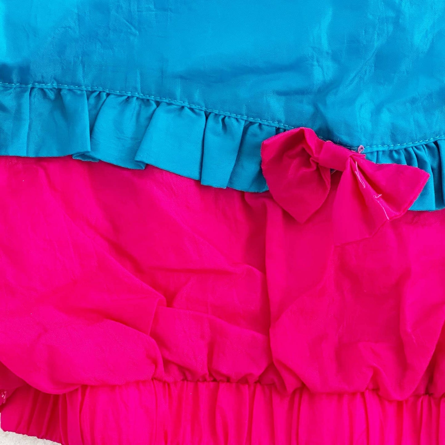 Vintage Active Stuff Ruffle Windbreaker Jacket: 4T - Yellow Clover Vintage Kids Clothes