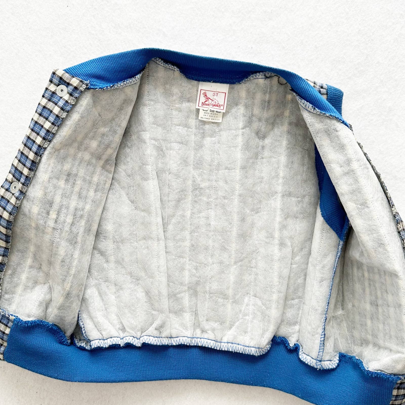 Vintage Buster Brown Sports Quilted Vest: 2T? - Yellow Clover Vintage Kids Clothes