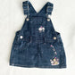 Y2K Disney Baby Pooh Embroidered Denim Skirtall: 6m