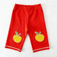 Vintage Carter’s Apple Knee Pull On Pants: 12m - Yellow Clover Vintage Kids Clothes