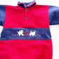 Vintage OshKosh Baby B’gosh Puppy Dogs Sweatshirt Romper: 12m? - Yellow Clover Vintage Kids Clothes