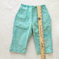 Y2K OshKosh Gingham Flower Embroidered Cropped Pants: 2T - Yellow Clover Vintage Kids Clothes