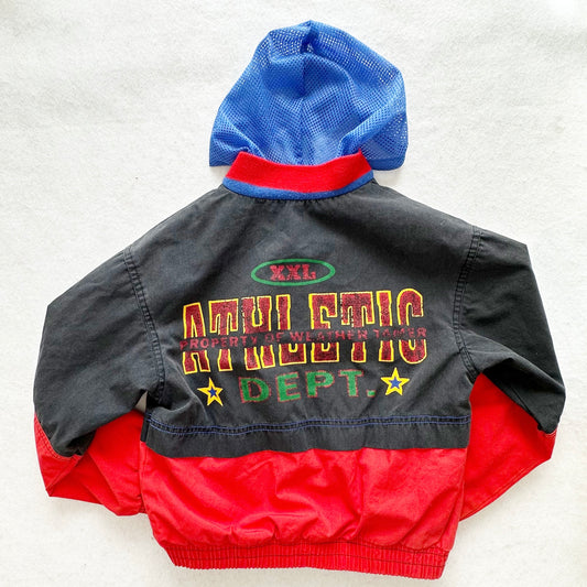 Vintage Weather Tamer Athletic Dept Jacket: 7y? - Yellow Clover Vintage Kids Clothes