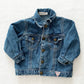 Vintage Guess Baby Denim Jacket with Back Design: 18m - Yellow Clover Vintage Kids Clothes