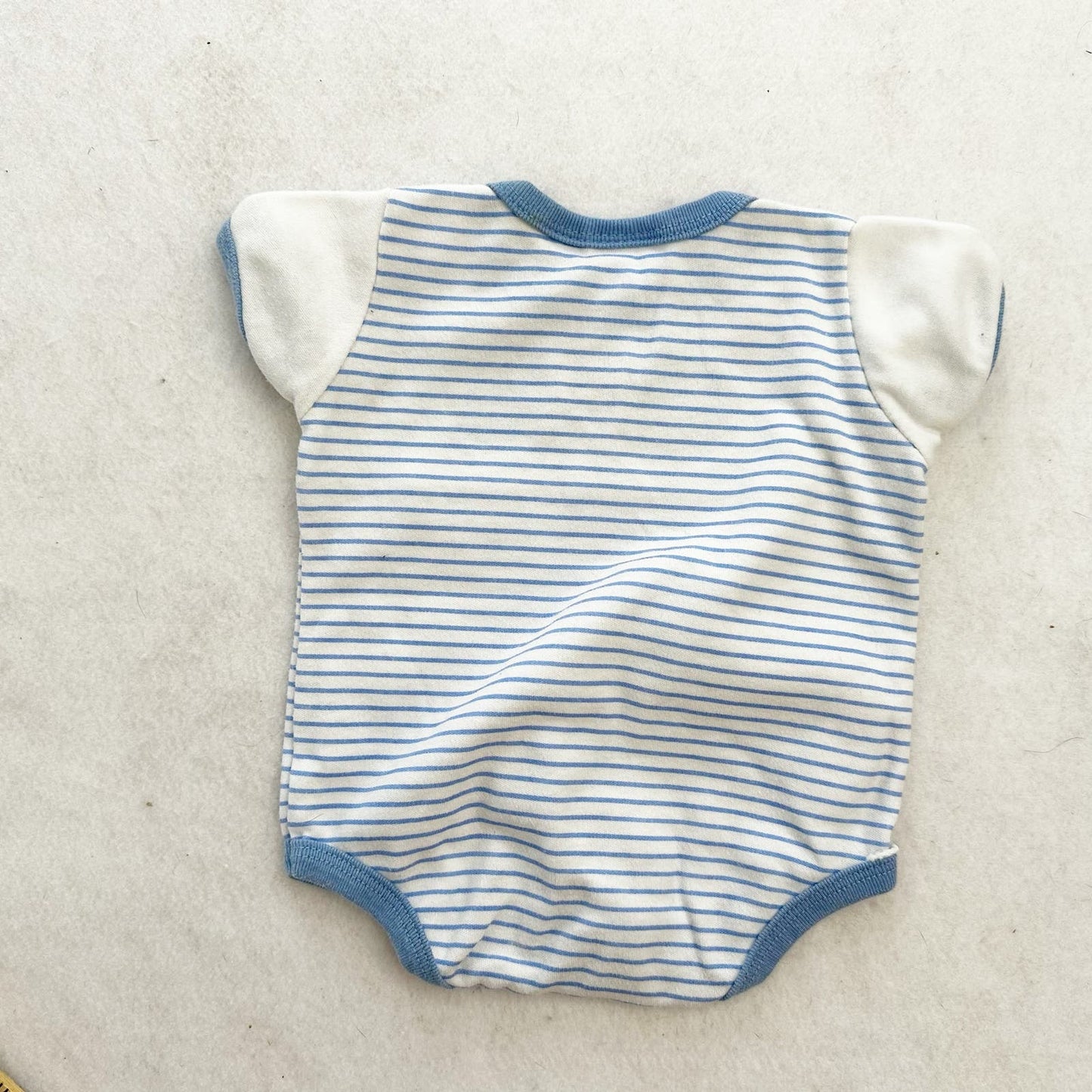 Vintage Baby Beginnings Bugs Romper: 6m - Yellow Clover Vintage Kids Clothes