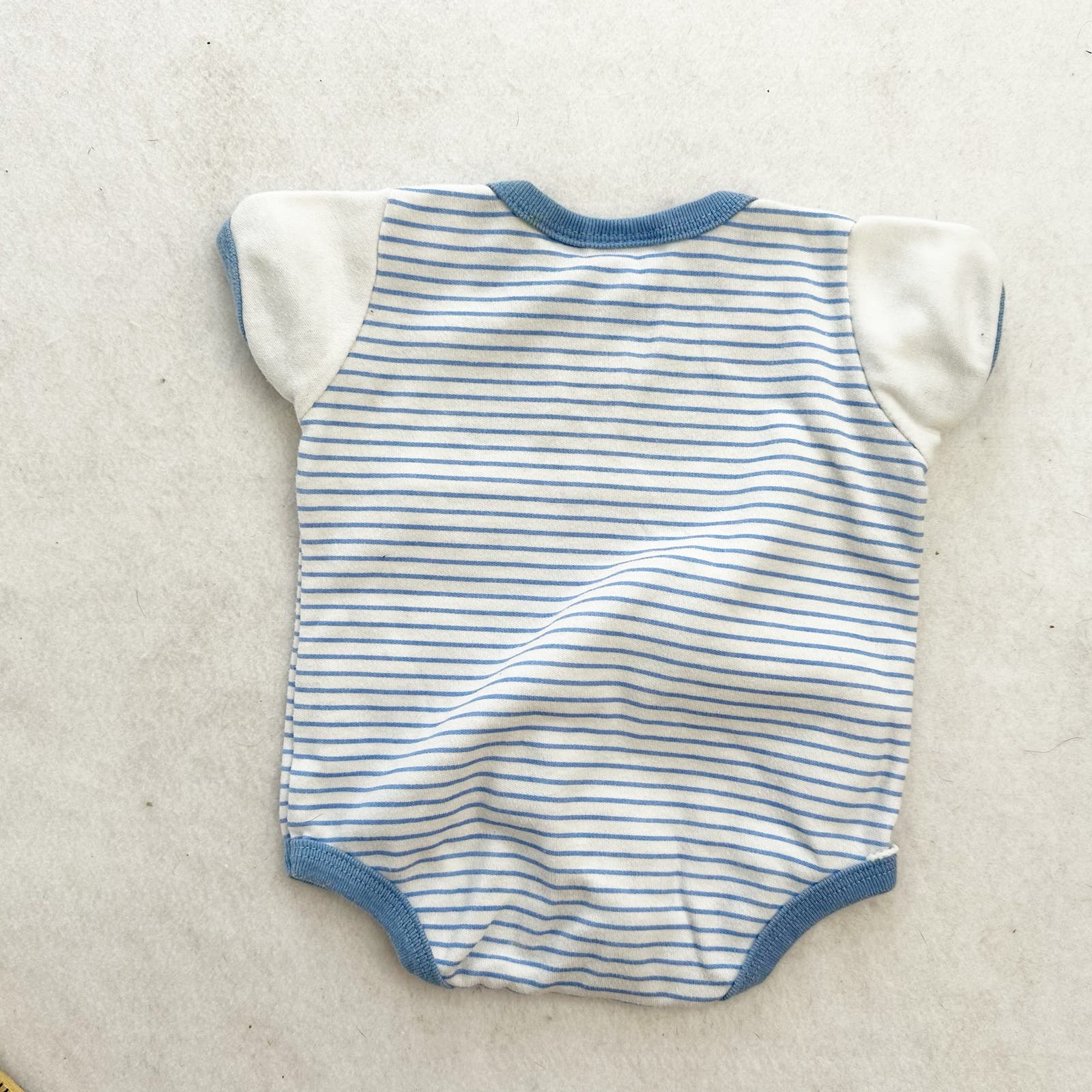 Vintage Baby Beginnings Bugs Romper: 6m - Yellow Clover Vintage Kids Clothes