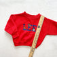 Vintage Lee Sports Embroidered Sweatshirt: 18/24m? - Yellow Clover Vintage Kids Clothes