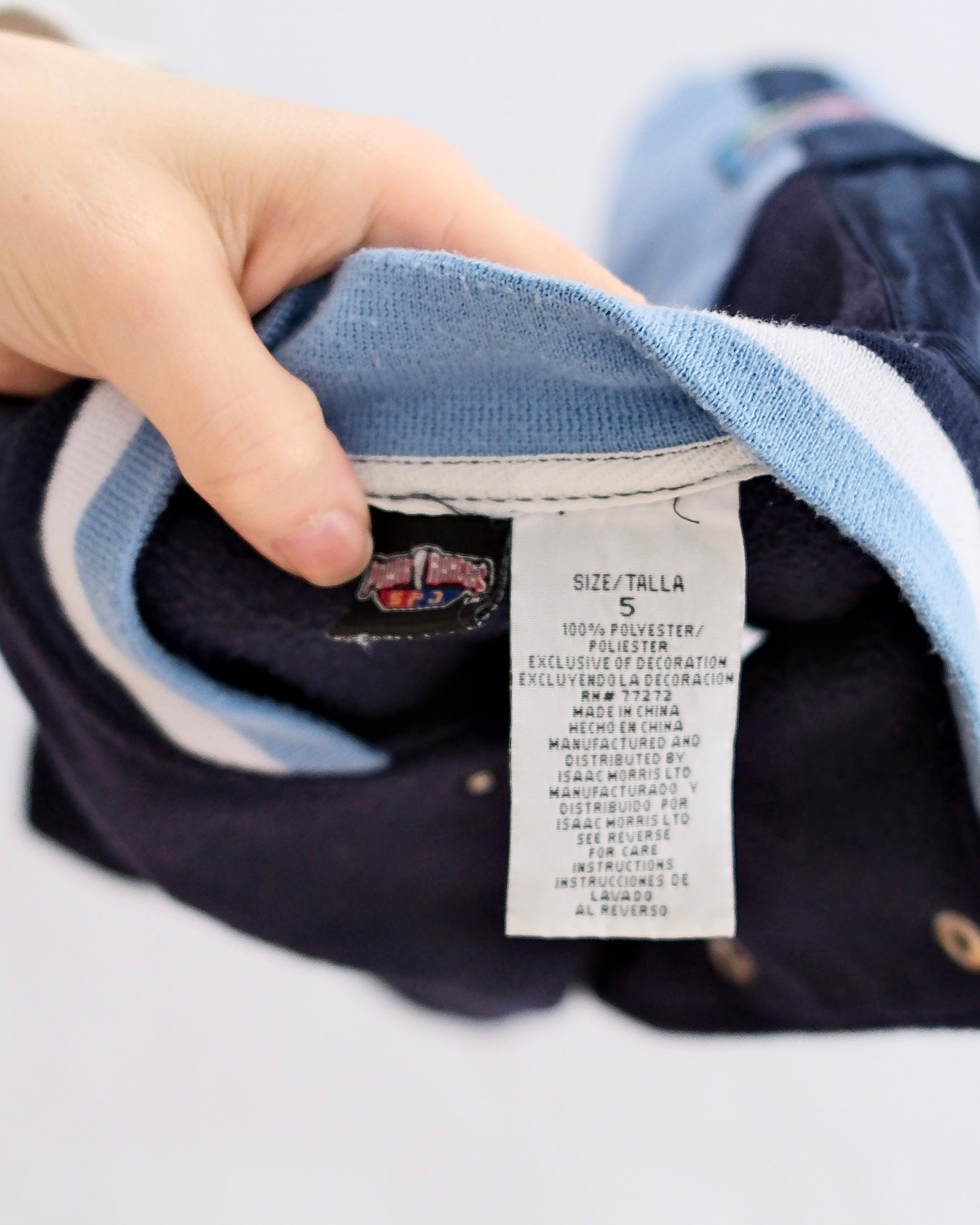 Vintage Power Rangers Blur Varsity Jacket: 5T