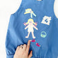 Vintage Chocolate Soup Paper Doll Girl Appliqué Dress: 2T