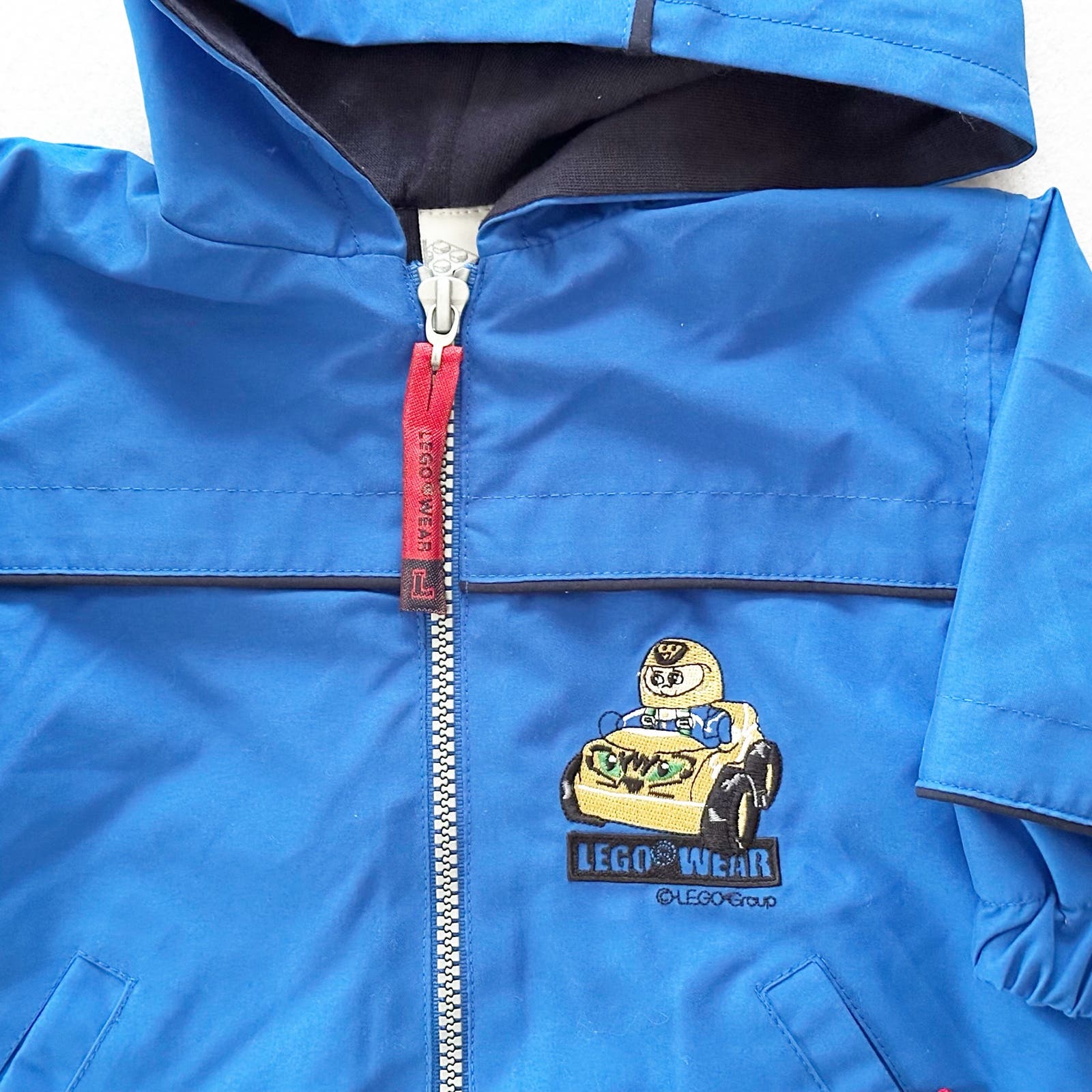 Y2K Lego Wear Racing Embroidered Jacket: 12m? - Yellow Clover Vintage Kids Clothes