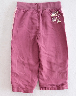 Y2K Baby Nike Dusty Pink Just Do It Pants: 18m