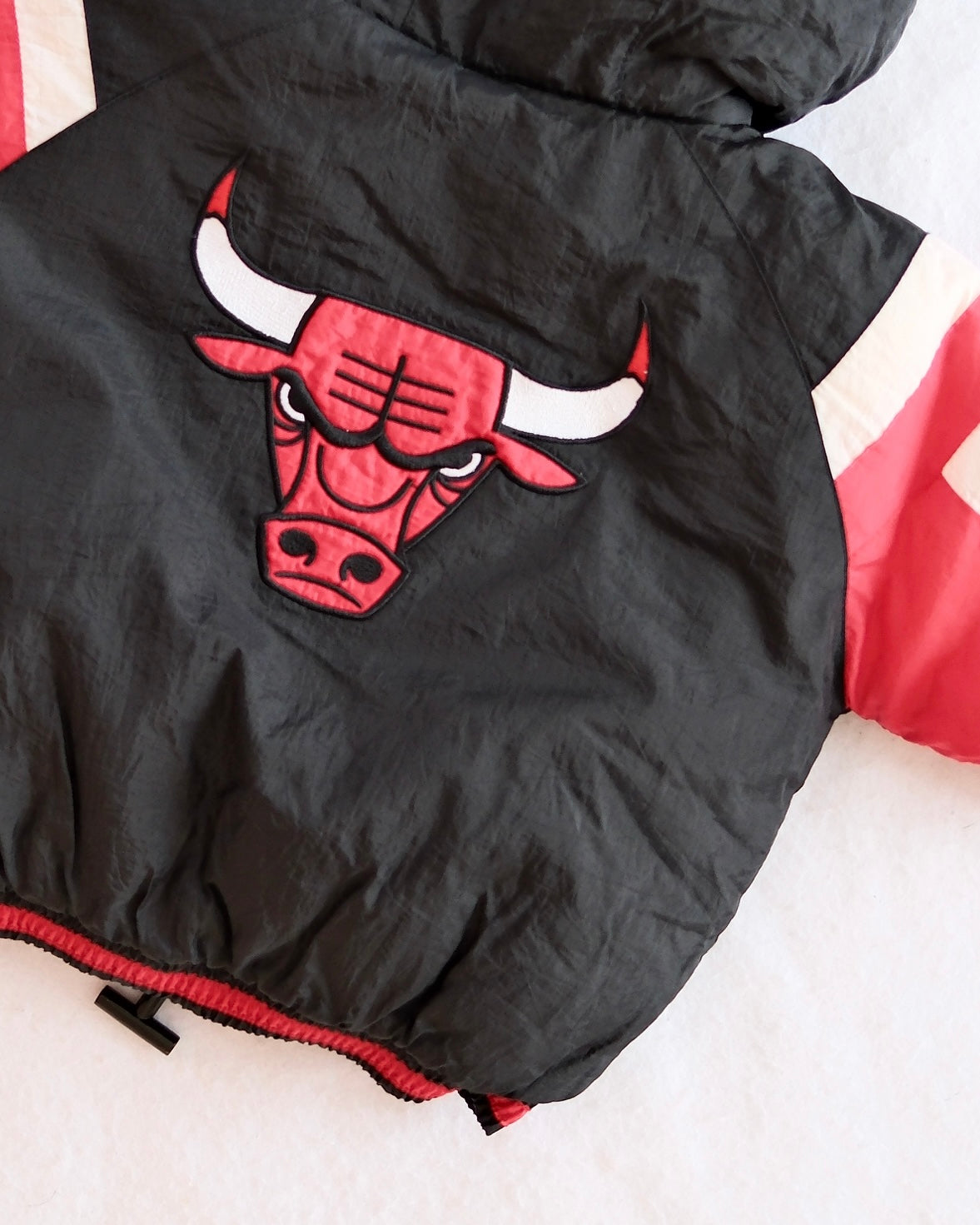 Vintage NBA Chicago Bulls Embroidered Toddler Puffer Jacket: 24m