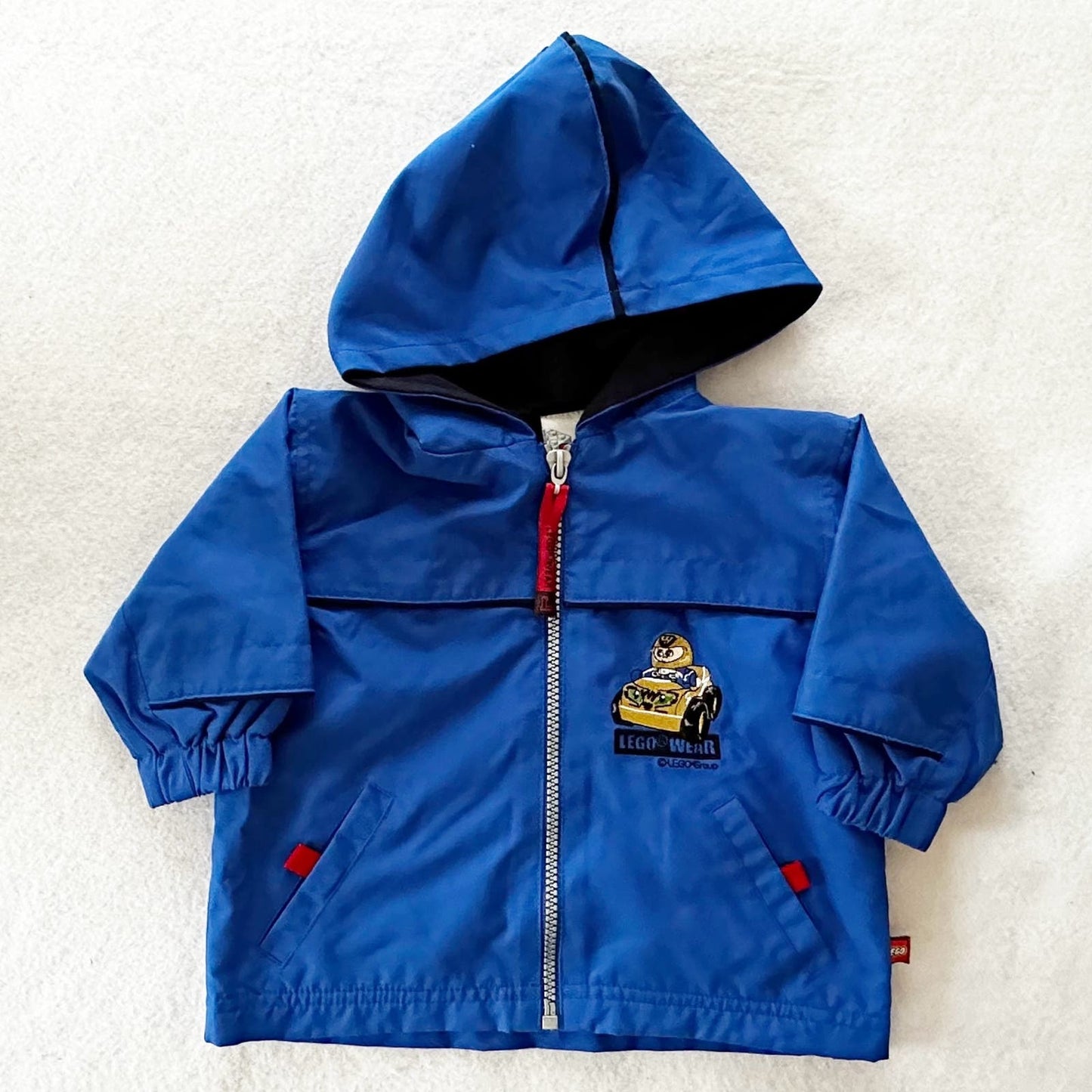 Y2K Lego Wear Racing Embroidered Jacket: 12m? - Yellow Clover Vintage Kids Clothes