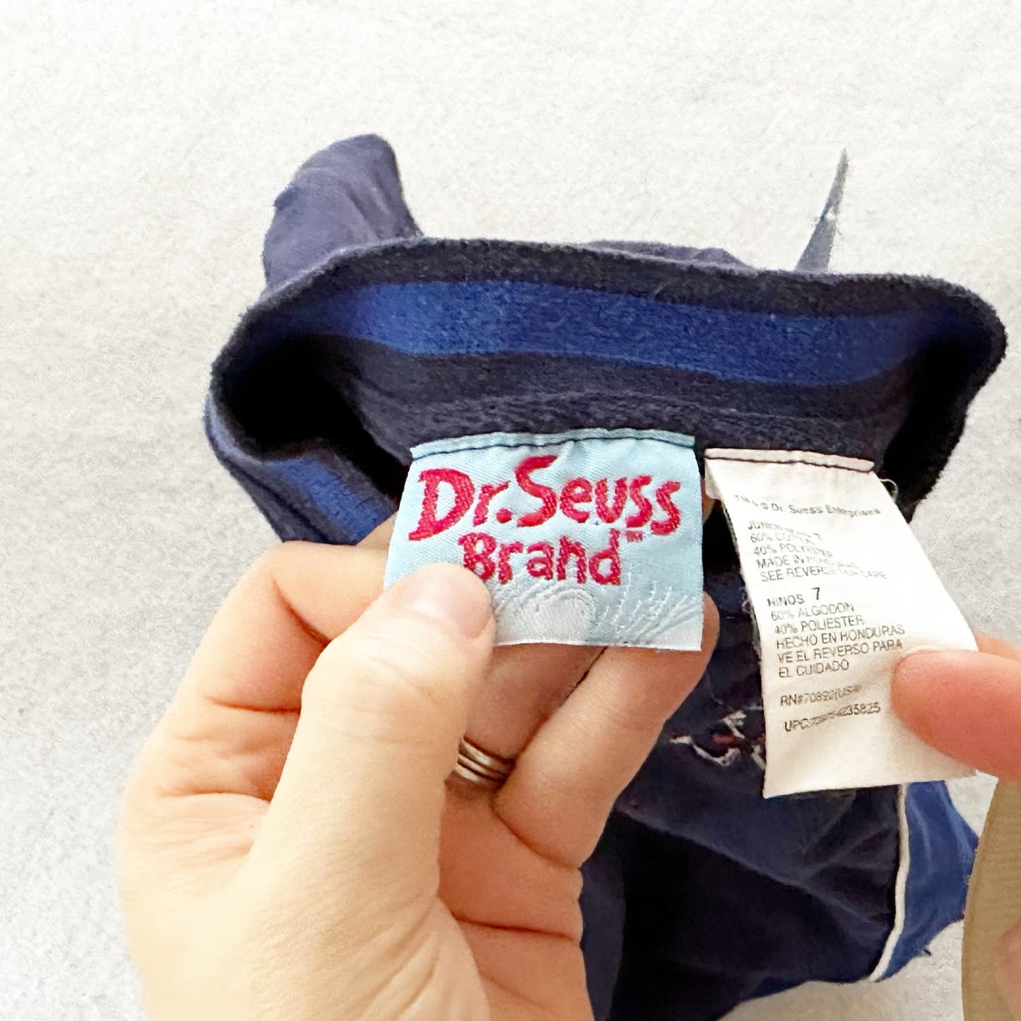 Y2K Dr. Seuss Characters Embroidered Tee: 5T? - Yellow Clover Vintage Kids Clothes