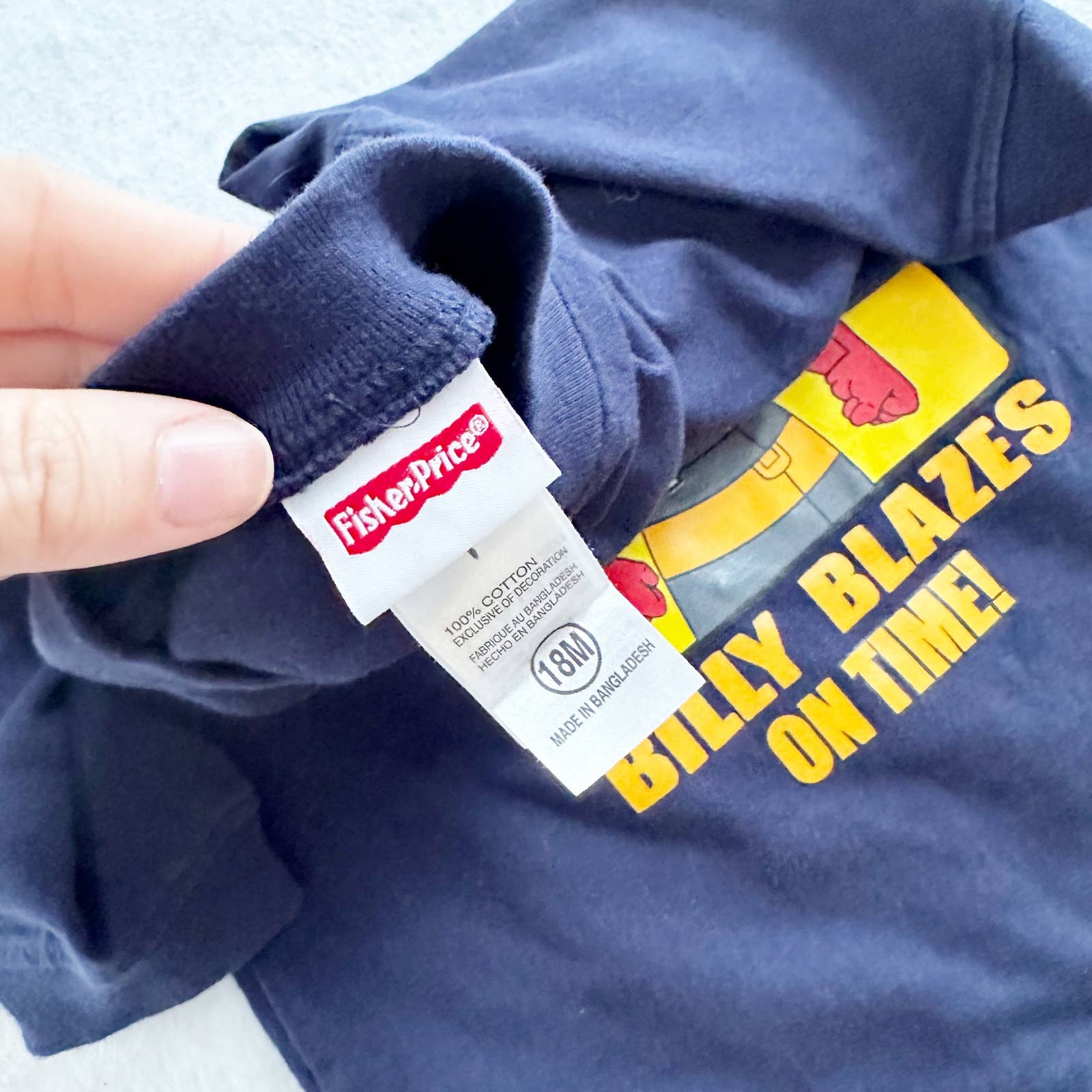 Vintage Rescue Heroes Blaze Graphic Romper: 18m - Yellow Clover Vintage Kids Clothes