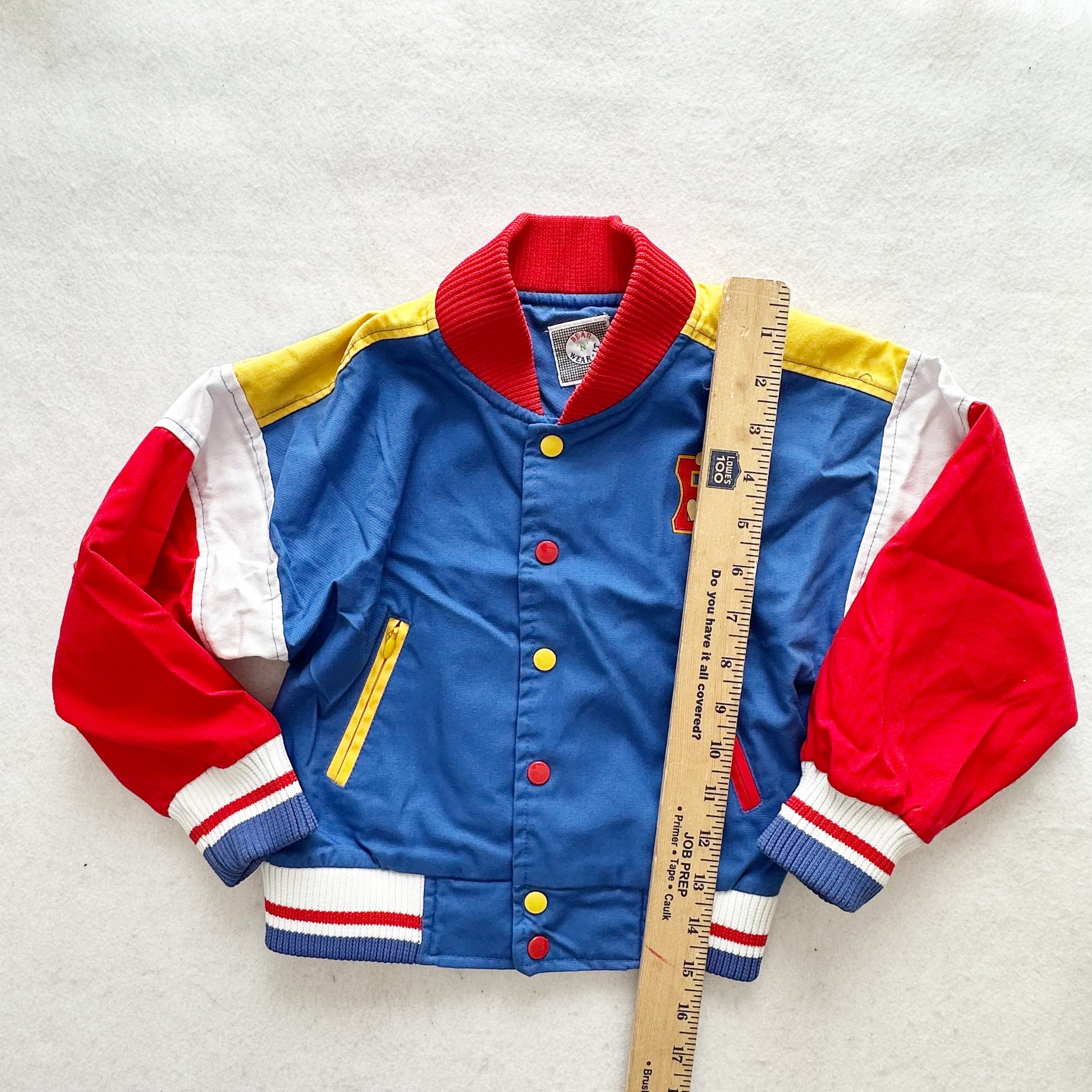 Vintage Bear N’ Wear It Athletic Athletic Cotton Jacket: 4T - Yellow Clover Vintage Kids Clothes
