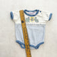 Vintage Baby Beginnings Bugs Romper: 6m - Yellow Clover Vintage Kids Clothes