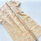 Vintage Handmade Light Orange Floral Shift Dress: 10y - Yellow Clover Vintage Kids Clothes