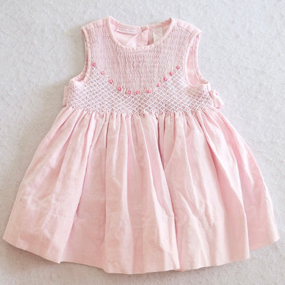 Y2K First Impressions Pink Smocked Baby Dress, 18M