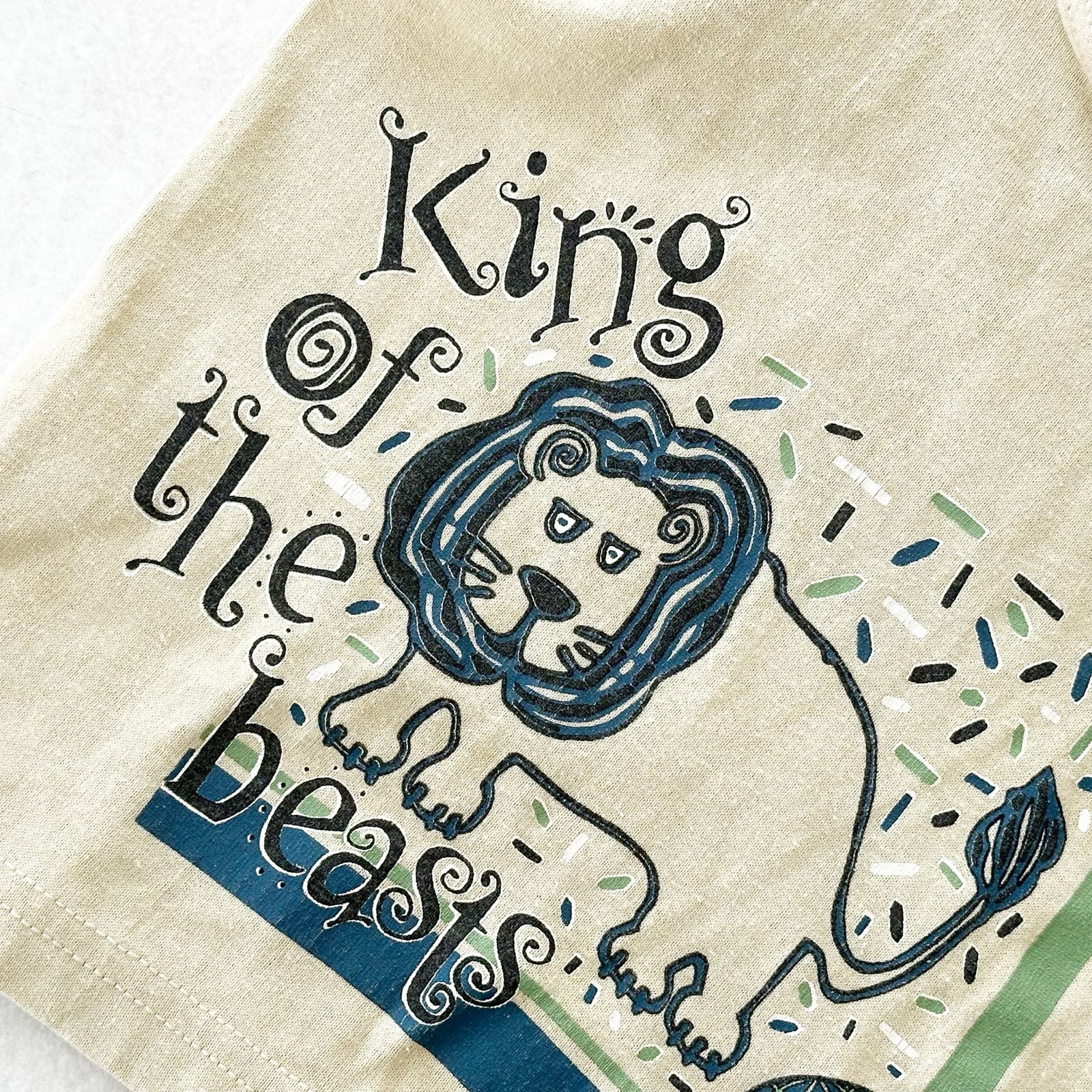 Vintage Spencer’s Lion Tank Top: 2T? - Yellow Clover Vintage Kids Clothes