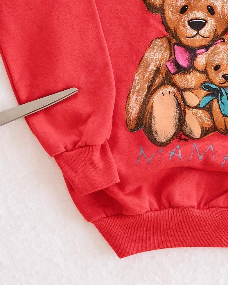 Vintage Teddy Bear I Love My Mamaw Crewneck