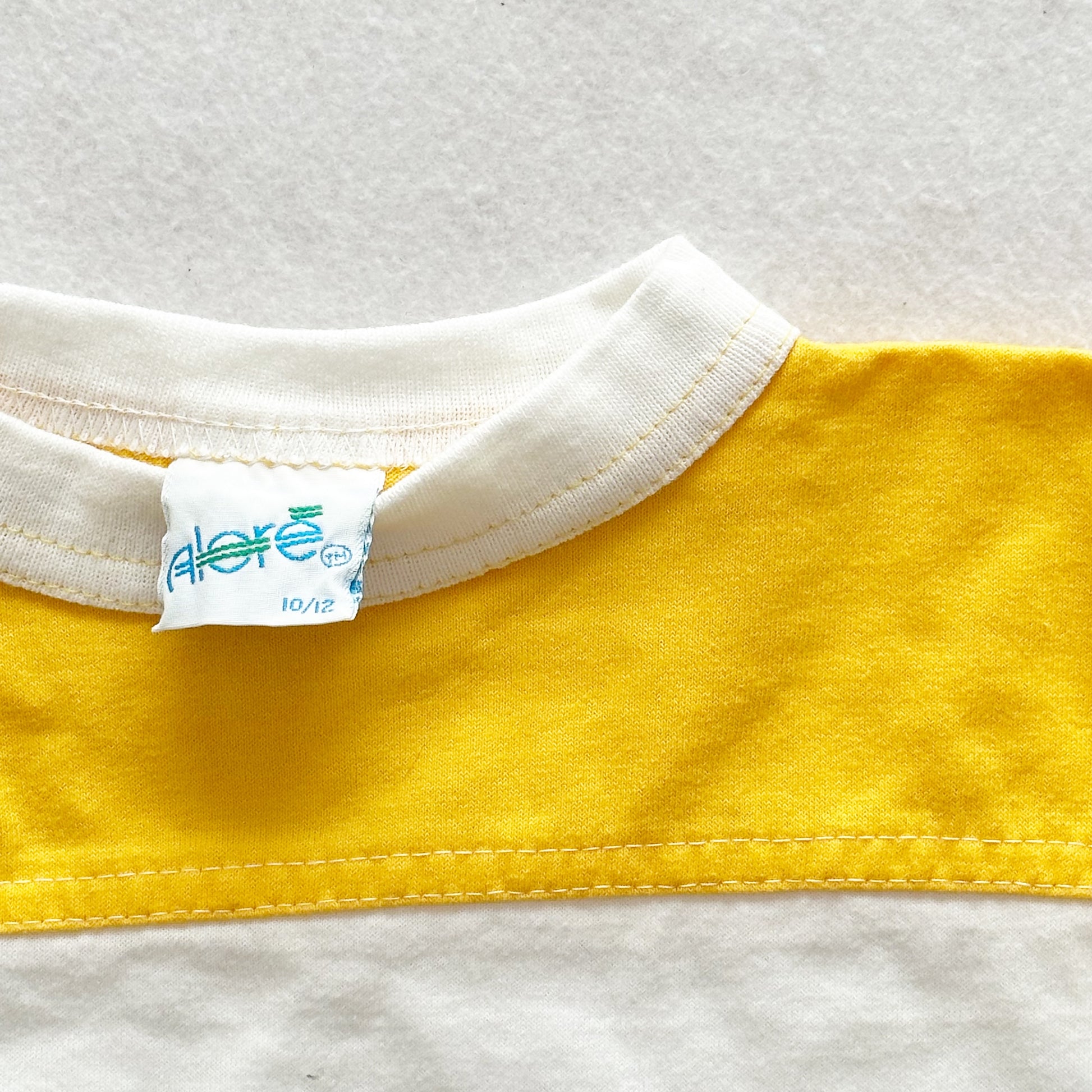 Vintage Adore Secret or Success Tee: 7/8y - Yellow Clover Vintage Kids Clothes