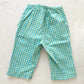 Y2K OshKosh Gingham Flower Embroidered Cropped Pants: 2T - Yellow Clover Vintage Kids Clothes