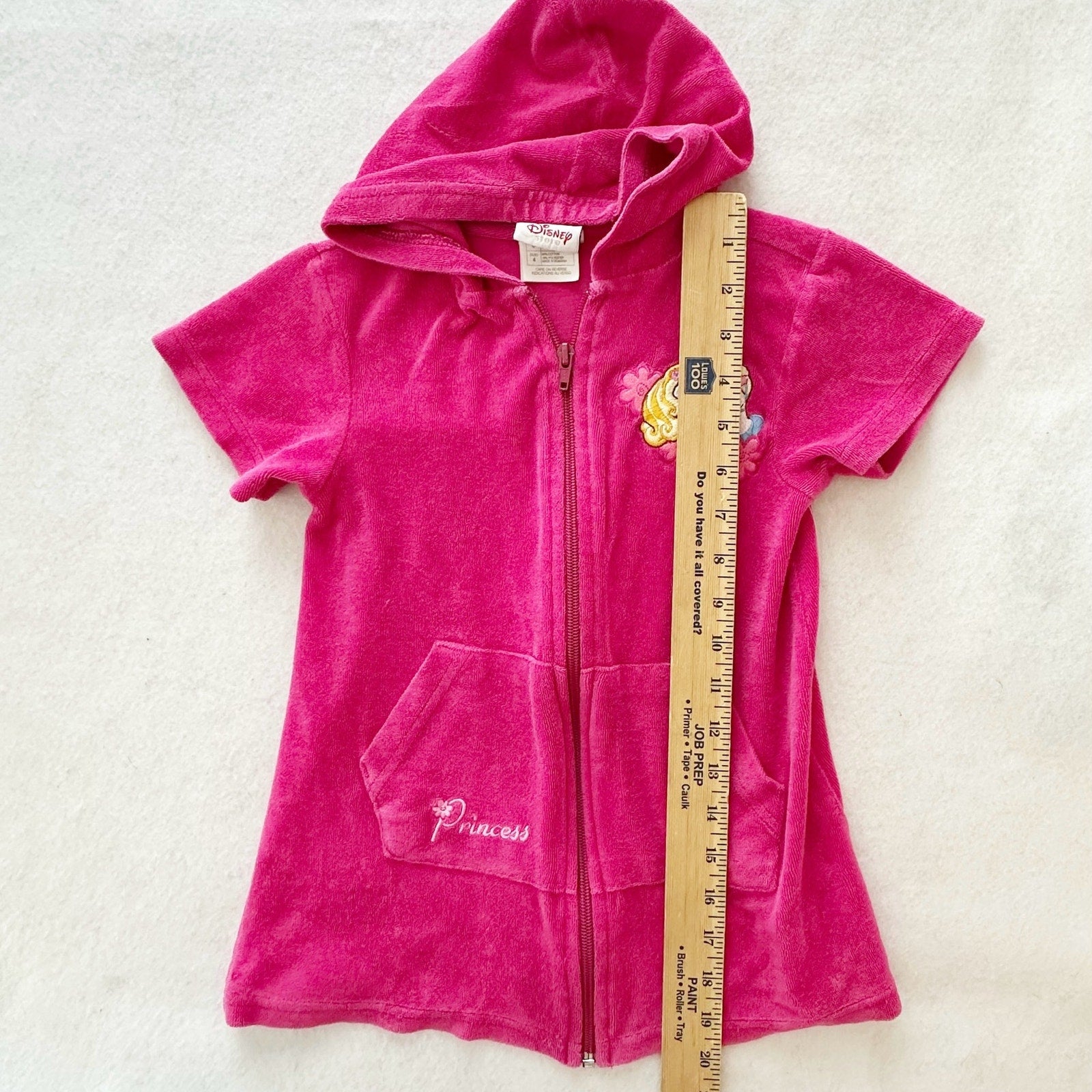 Vintage Disney Store Princess Terry Cover Up: 4T - Yellow Clover Vintage Kids Clothes