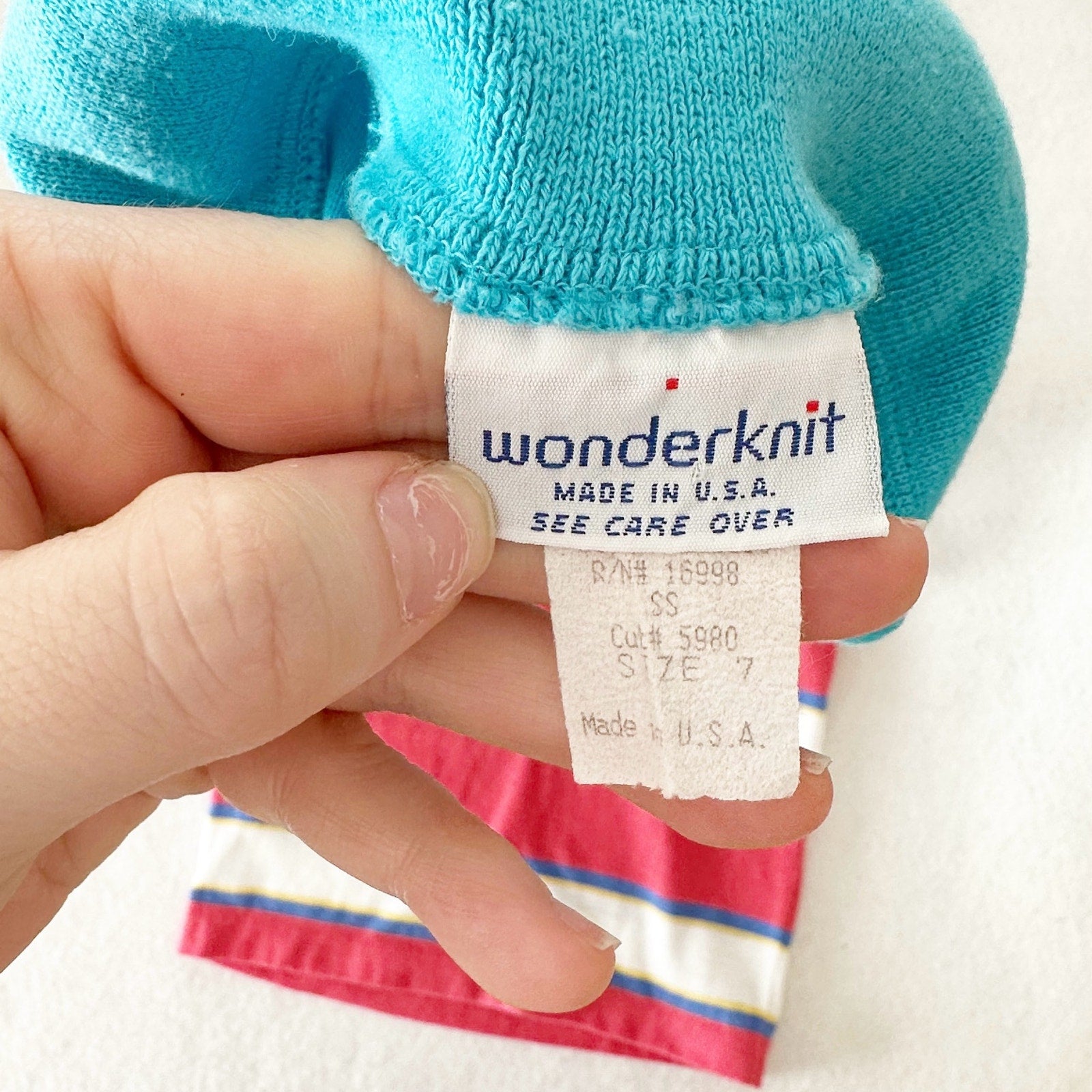 Vintage Wonderknit Striped Polo Bundle: 5T? - Yellow Clover Vintage Kids Clothes