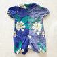 Vintage Baby Guess Tropical Floral Romper: 12m - Yellow Clover Vintage Kids Clothes